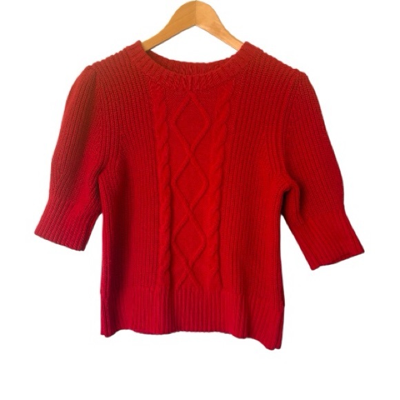 GAP Sweaters - GAP Vibrant Red Women's Crew Neck Sweater